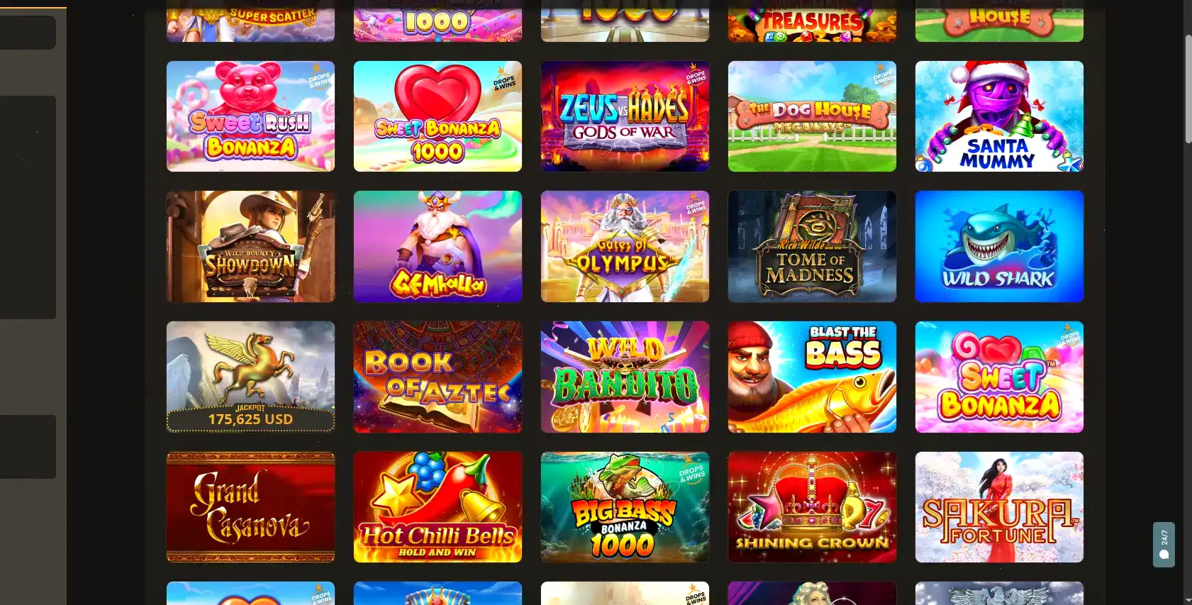 Vulkan Zhara casino слоты и бонусы